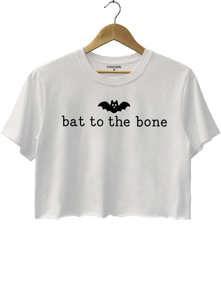 Bat To The Bone Crop Top