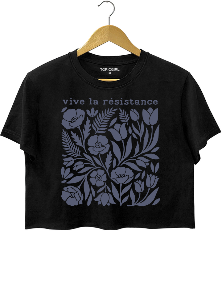 Vive La Resistance Crop Top