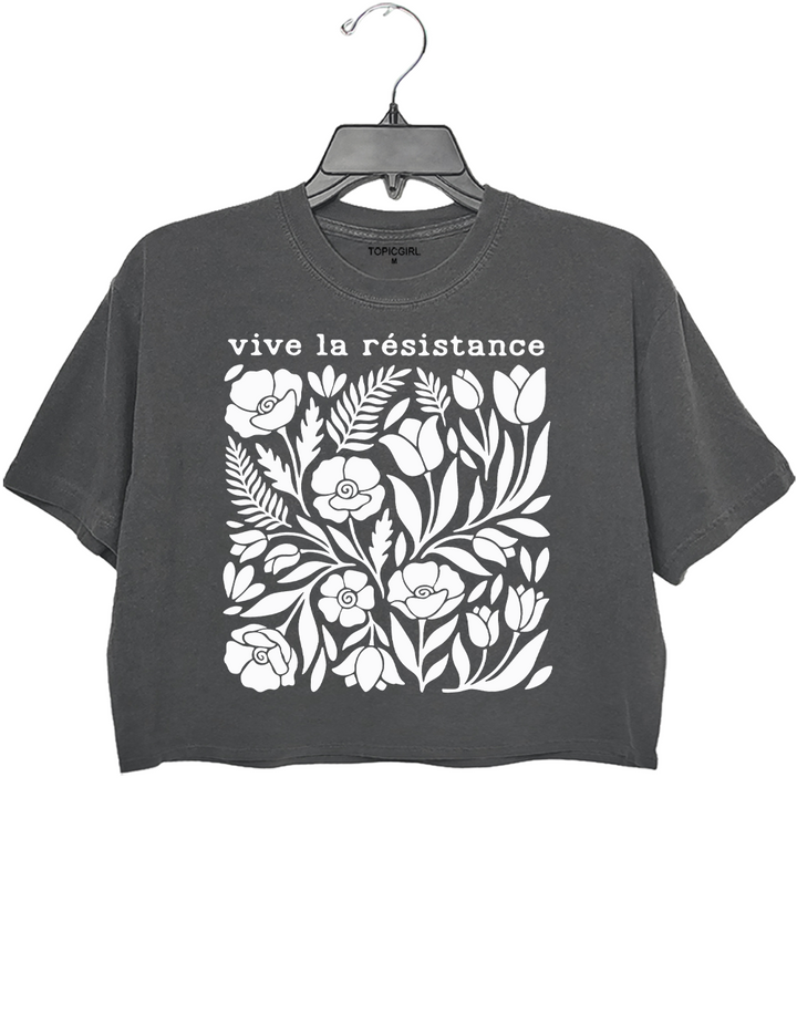 Vive La Resistance Crop Top