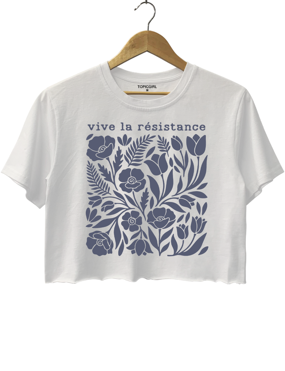 Vive La Resistance Crop Top