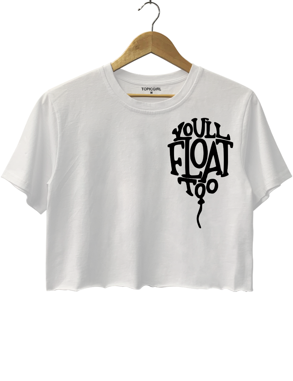 Horror Clown Balloon Crop Top