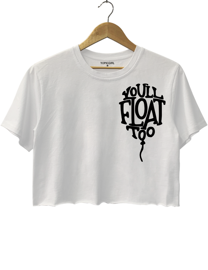 Horror Clown Balloon Crop Top