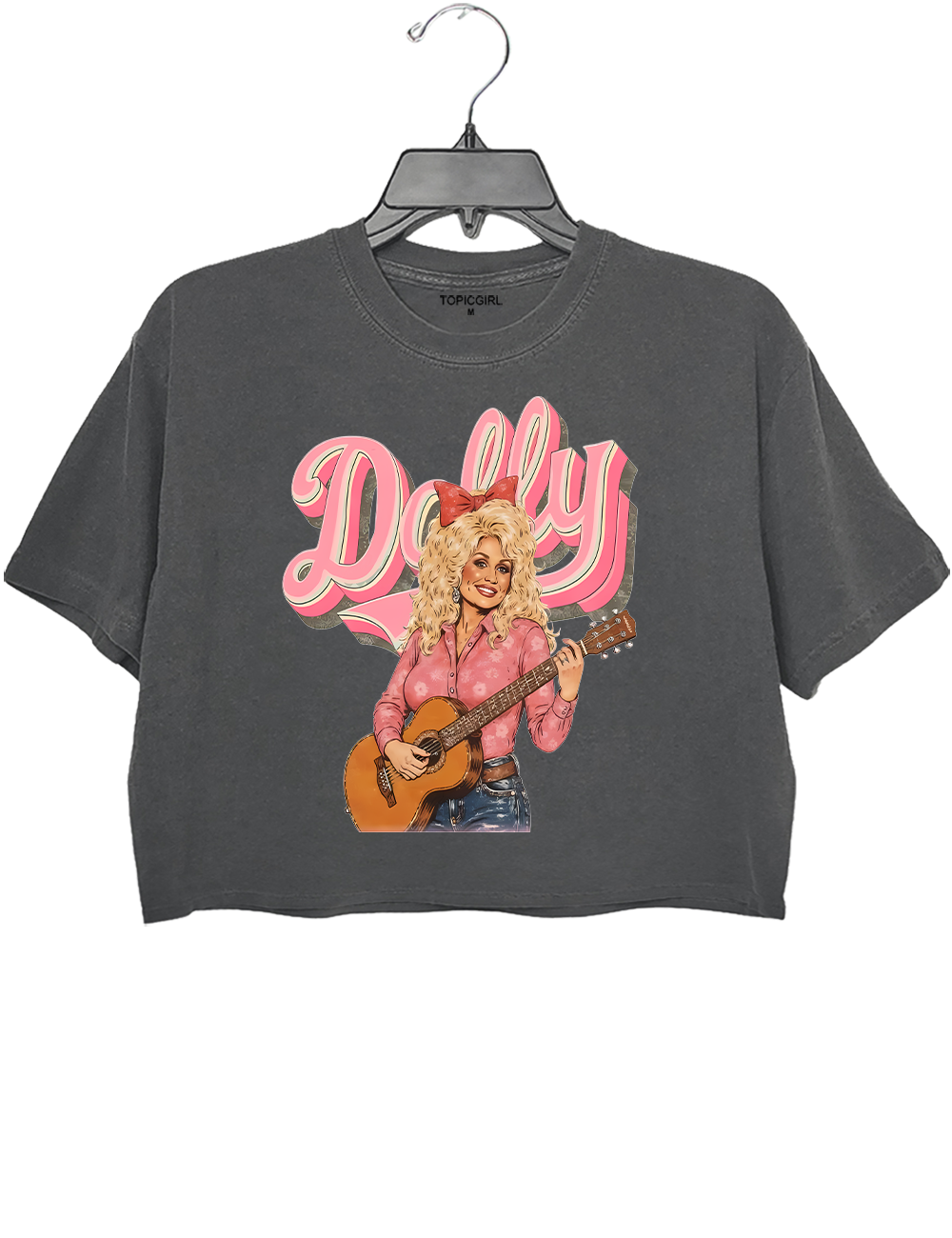 Country Music Queen Dolly Crop Top