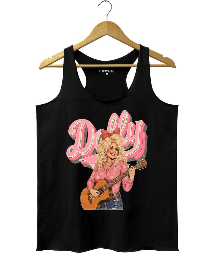 Country Music Queen Dolly Tank Top