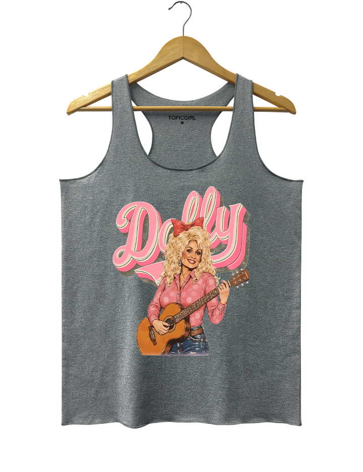 Country Music Queen Dolly Tank Top