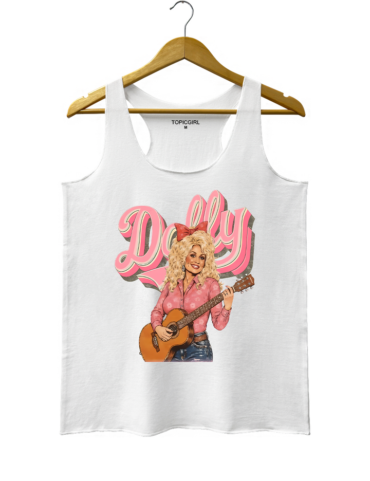 Country Music Queen Dolly Tank Top
