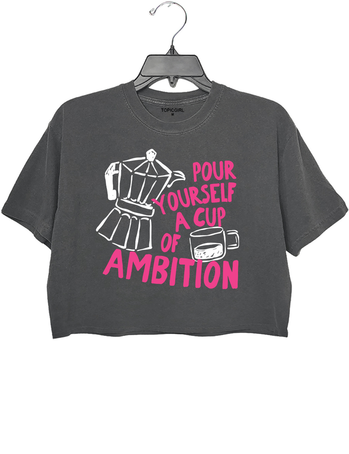 Dolly Parton Pour Yourself a Cup of Ambition Crop Top