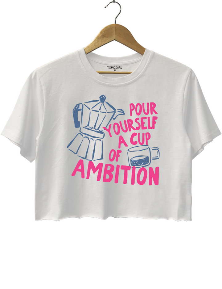 Dolly Parton Pour Yourself a Cup of Ambition Crop Top