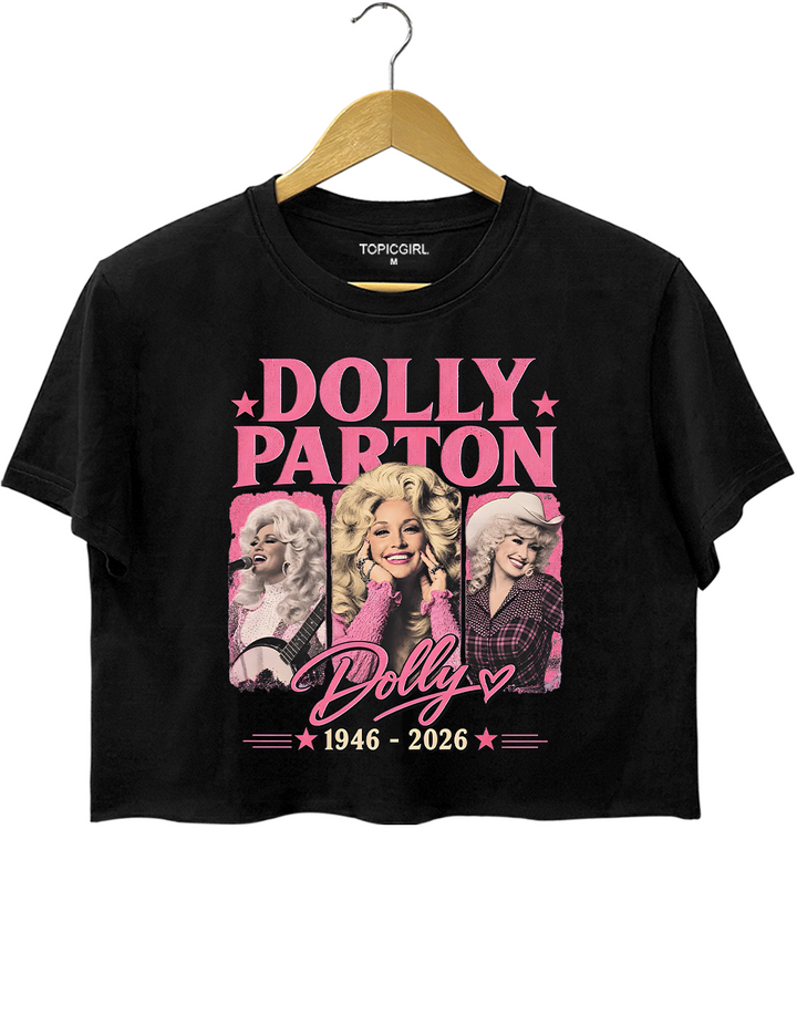 Dolly Parton Memorial Crop Top