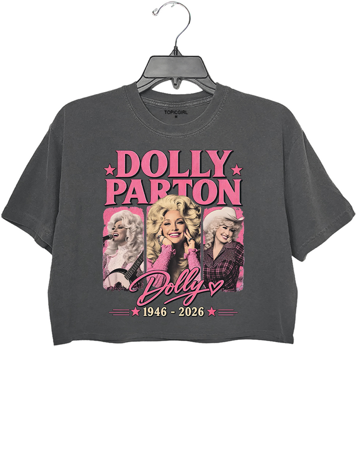 Dolly Parton Memorial Crop Top