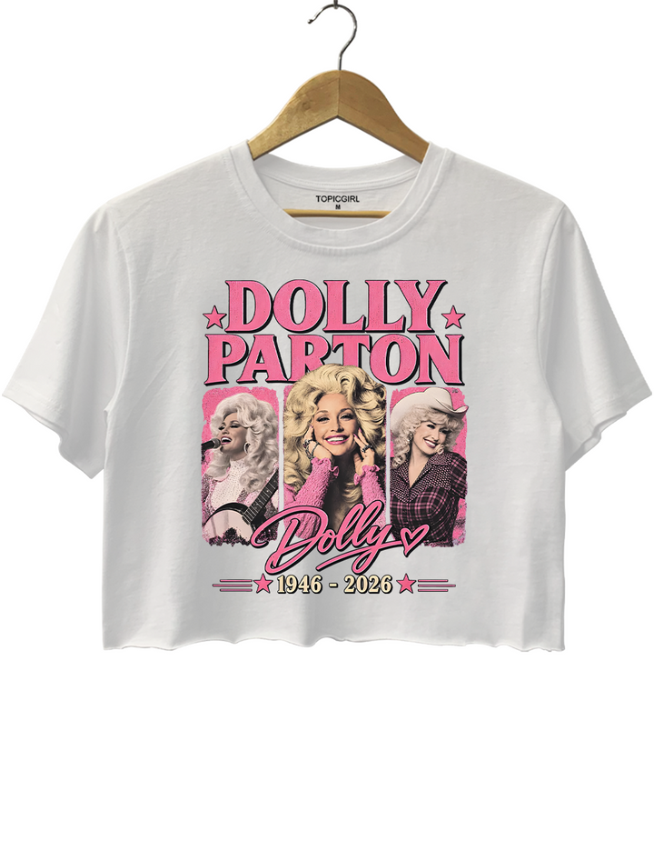 Dolly Parton Memorial Crop Top