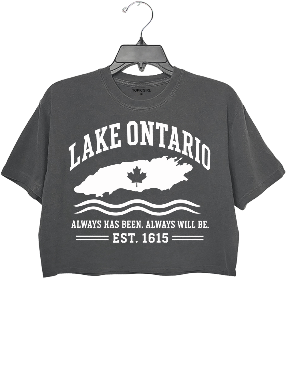 Always Has Been Always Will Be Est 1615 Lake Ontario Crop Top