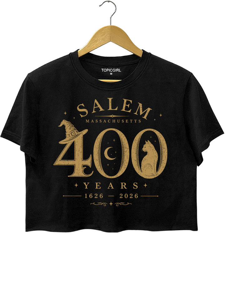 Salem Massachusetts 400 Years Crop Top