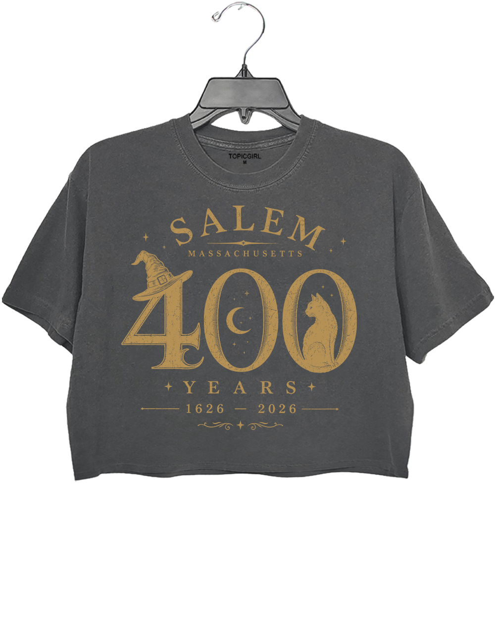 Salem Massachusetts 400 Years Crop Top