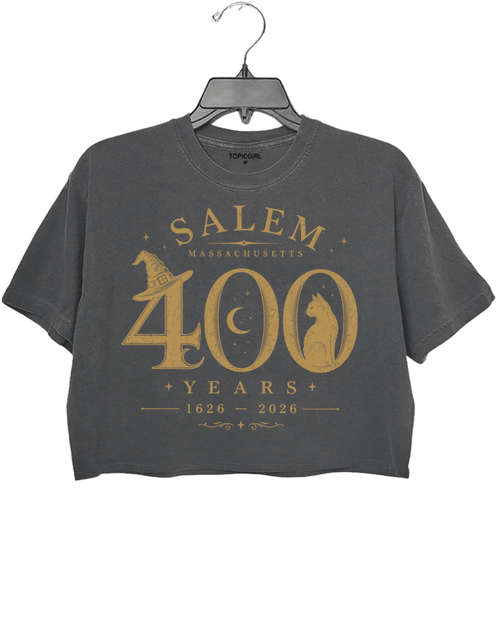 Salem Massachusetts 400 Years Crop Top