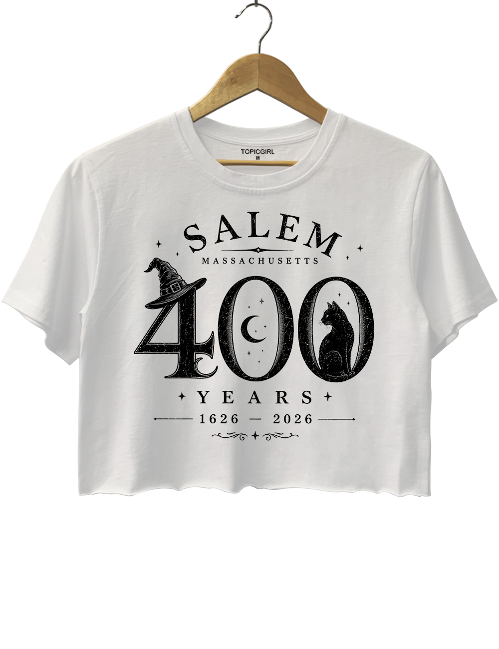 Salem Massachusetts 400 Years Crop Top