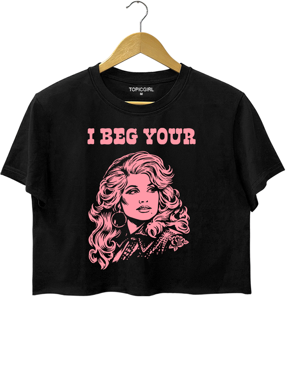 Backwoods Barbie I Beg Your Parton Crop Top