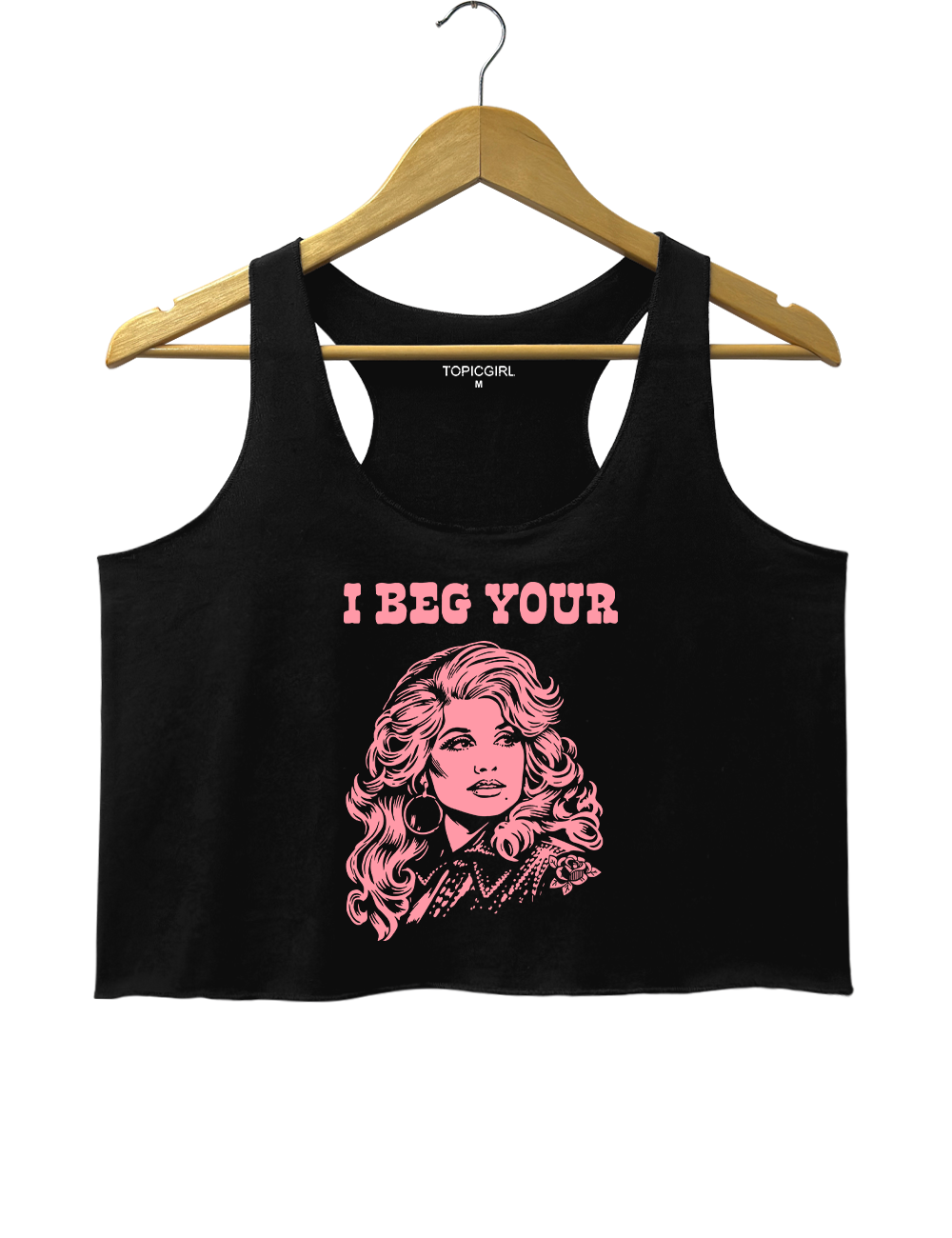 Backwoods Barbie I Beg Your Parton Crop Tank Top