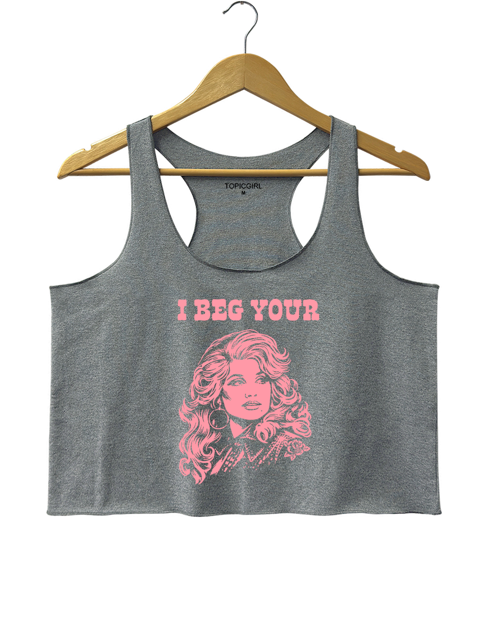 Backwoods Barbie I Beg Your Parton Crop Tank Top