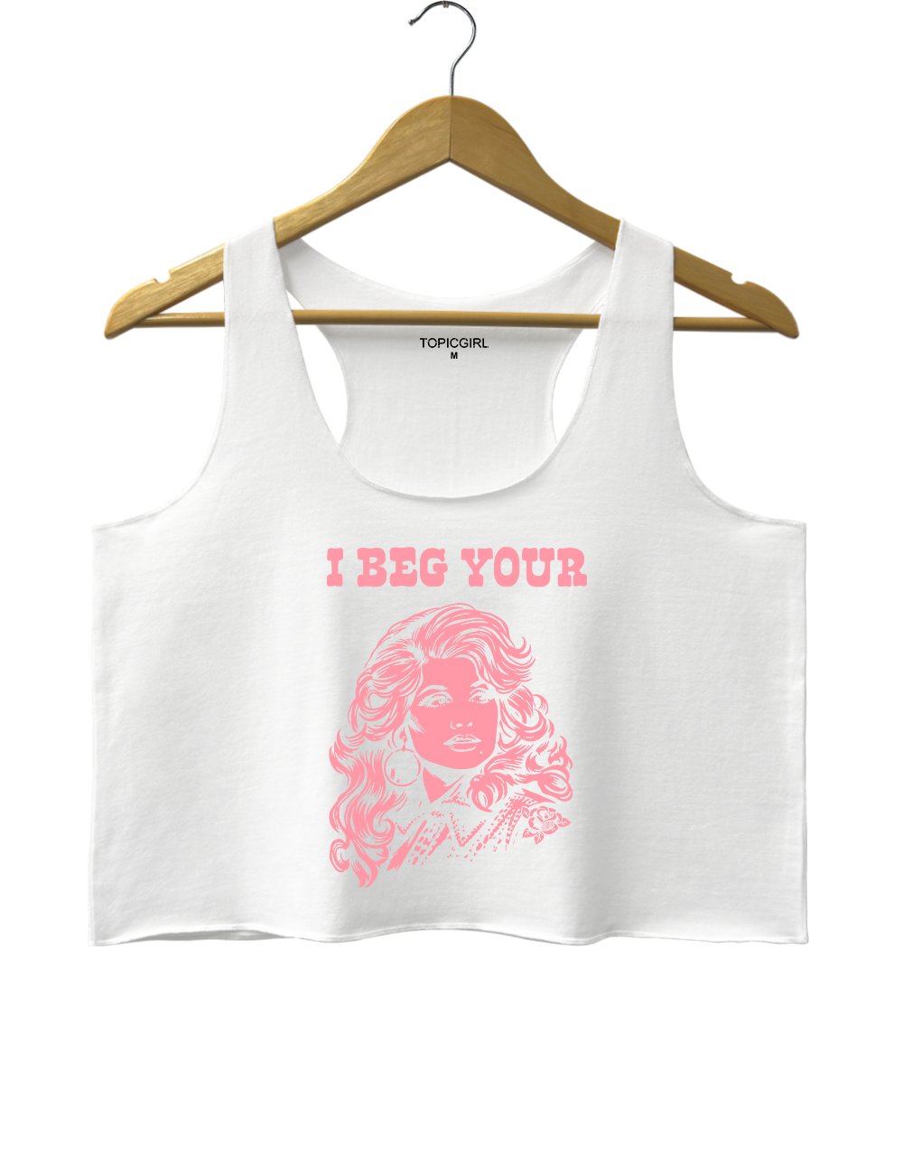 Backwoods Barbie I Beg Your Parton Crop Tank Top