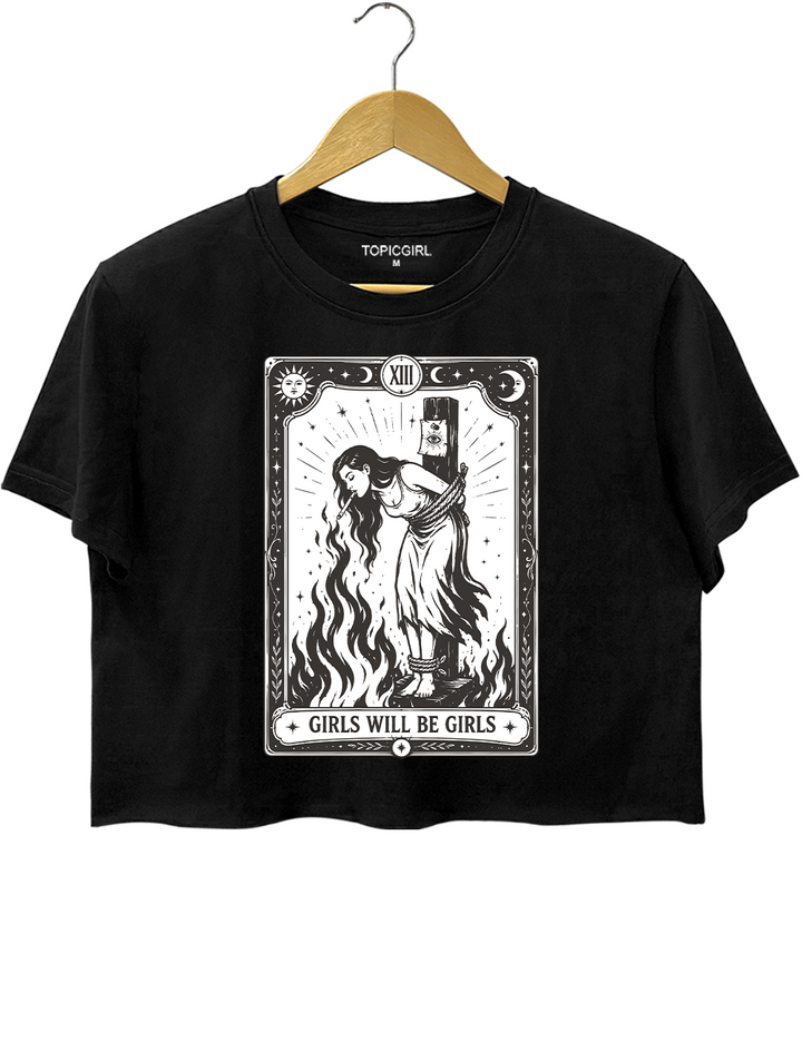 Girls Will Be Girls Witch With Sigarete Crop Top