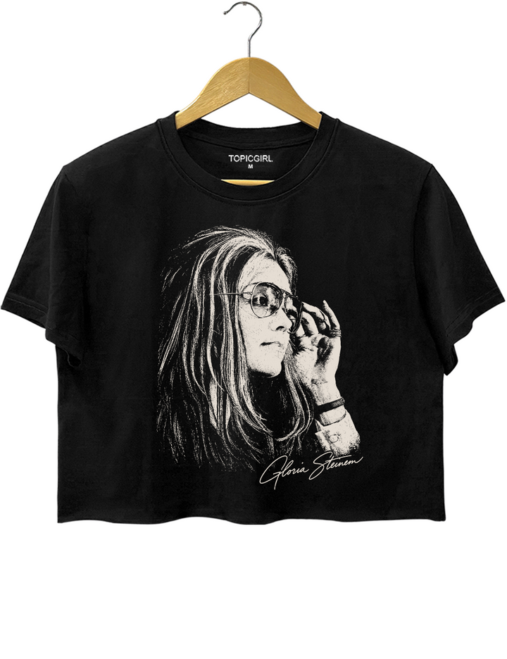 Gloria Steinem Crop Top