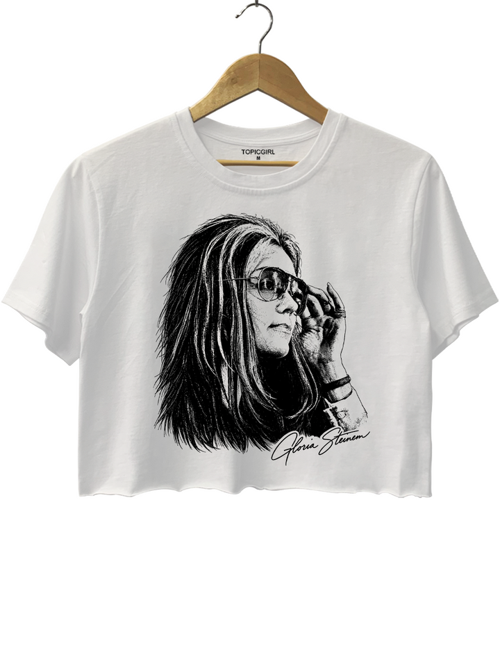 Gloria Steinem Crop Top