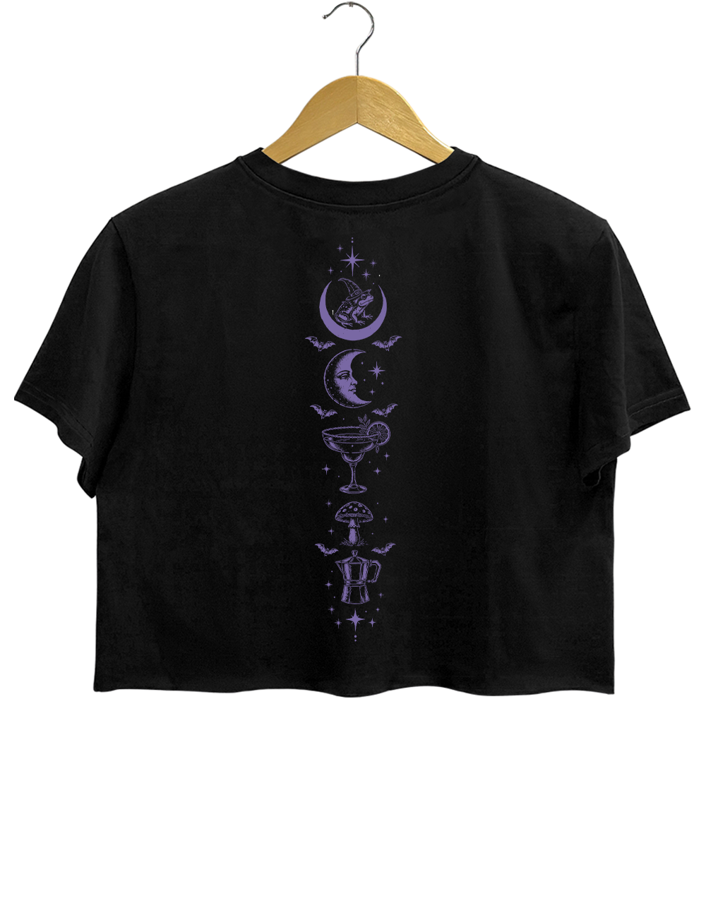 Midnight Margaritas Witchy Halloween Crop Top