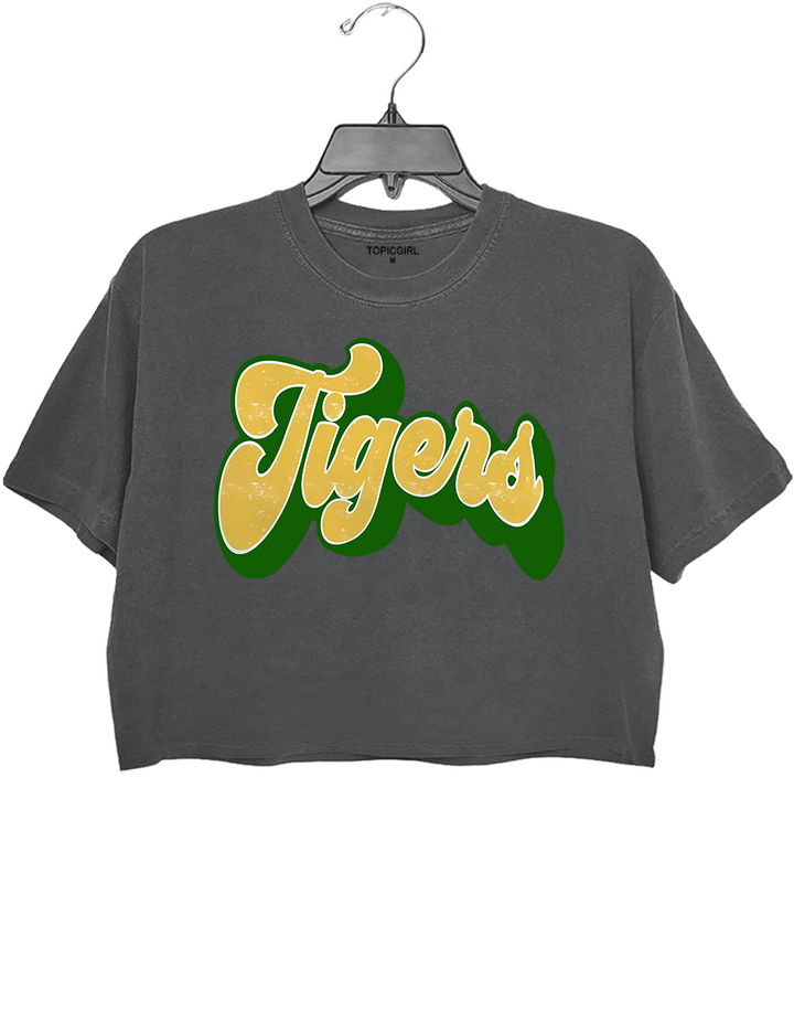 Tigers football Game Day Crop Top
