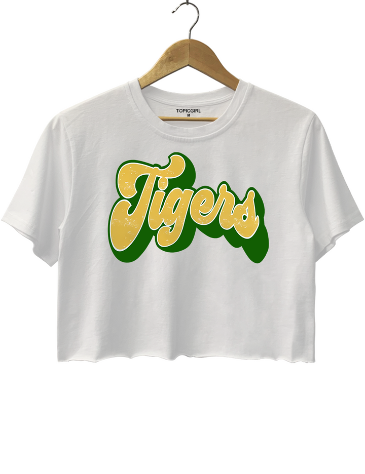 Tigers football Game Day Crop Top