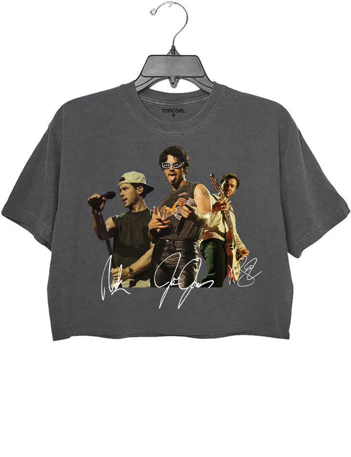Jonas Brothers Burning Up All Over Again Tour Crop Top