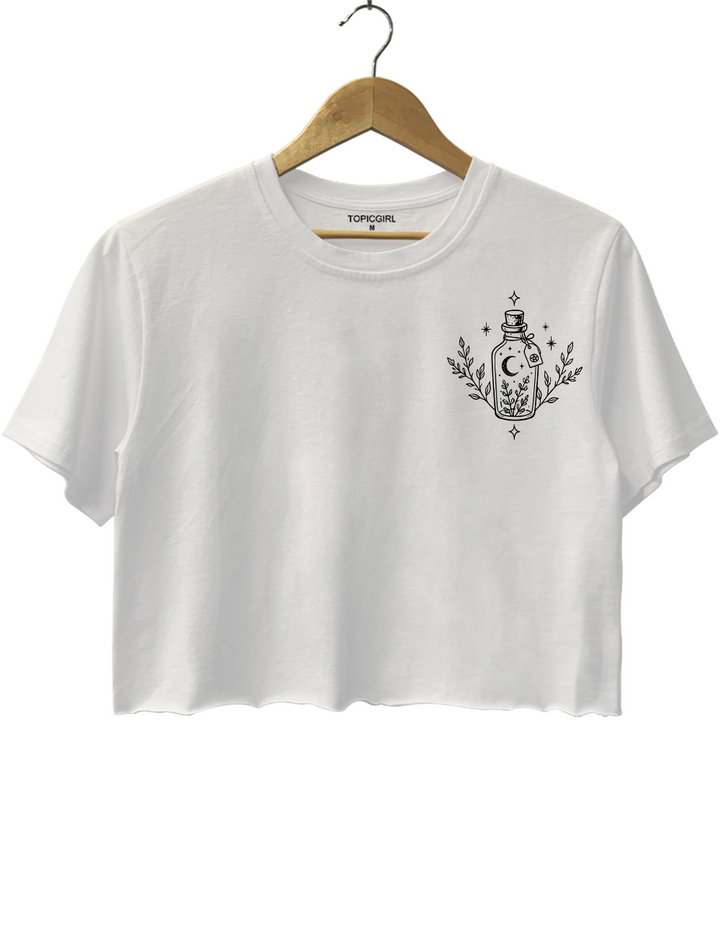 Witchy Garden Salt Rosemary Lavender Crop Top