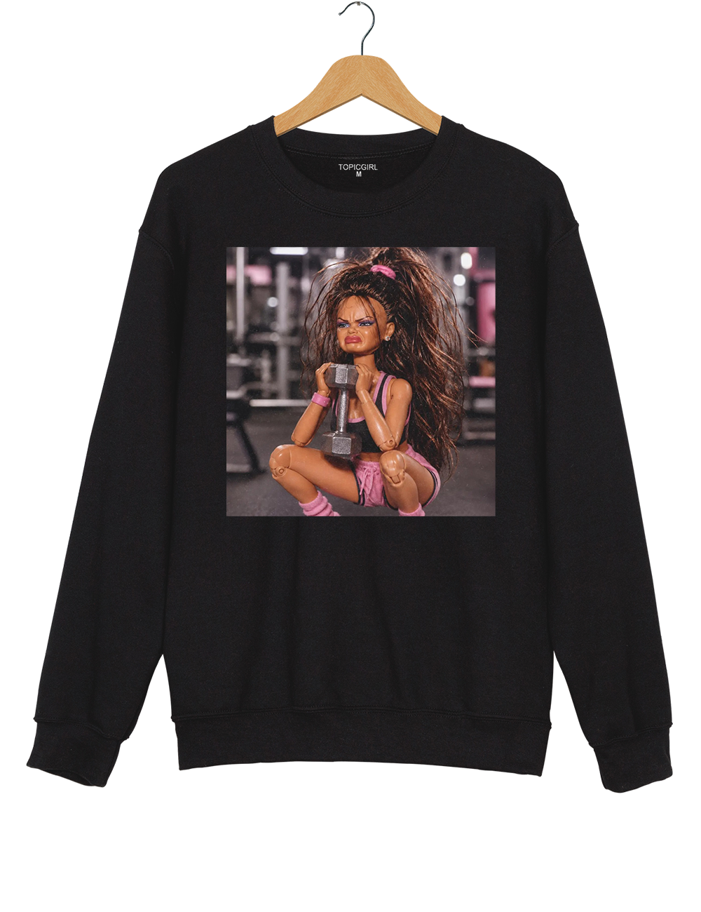 Fitness Doll Face Meme Sweatshirt