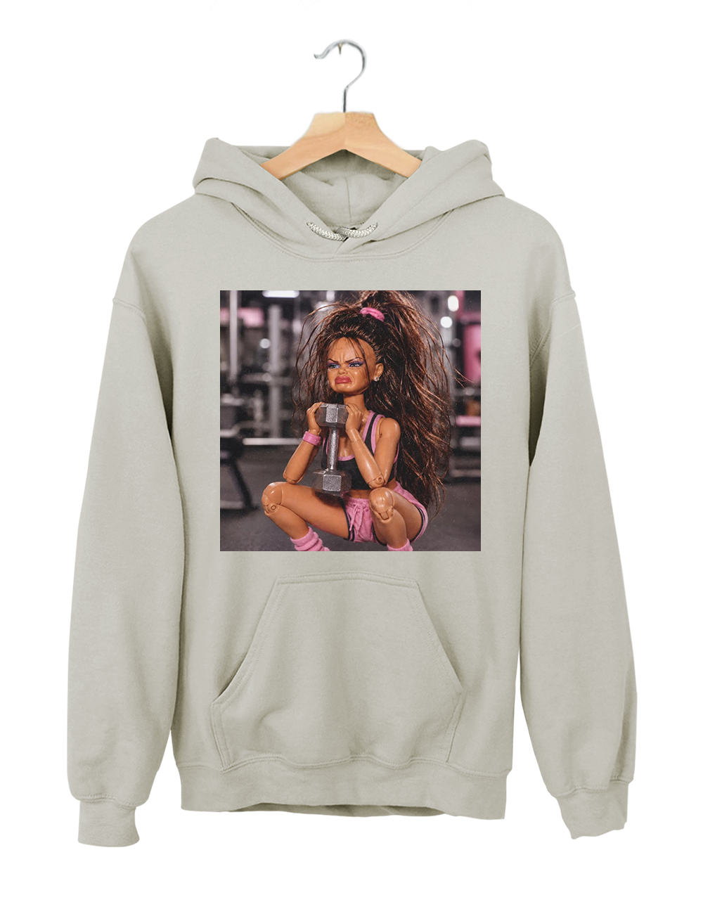 Fitness Doll Face Meme Hoodie