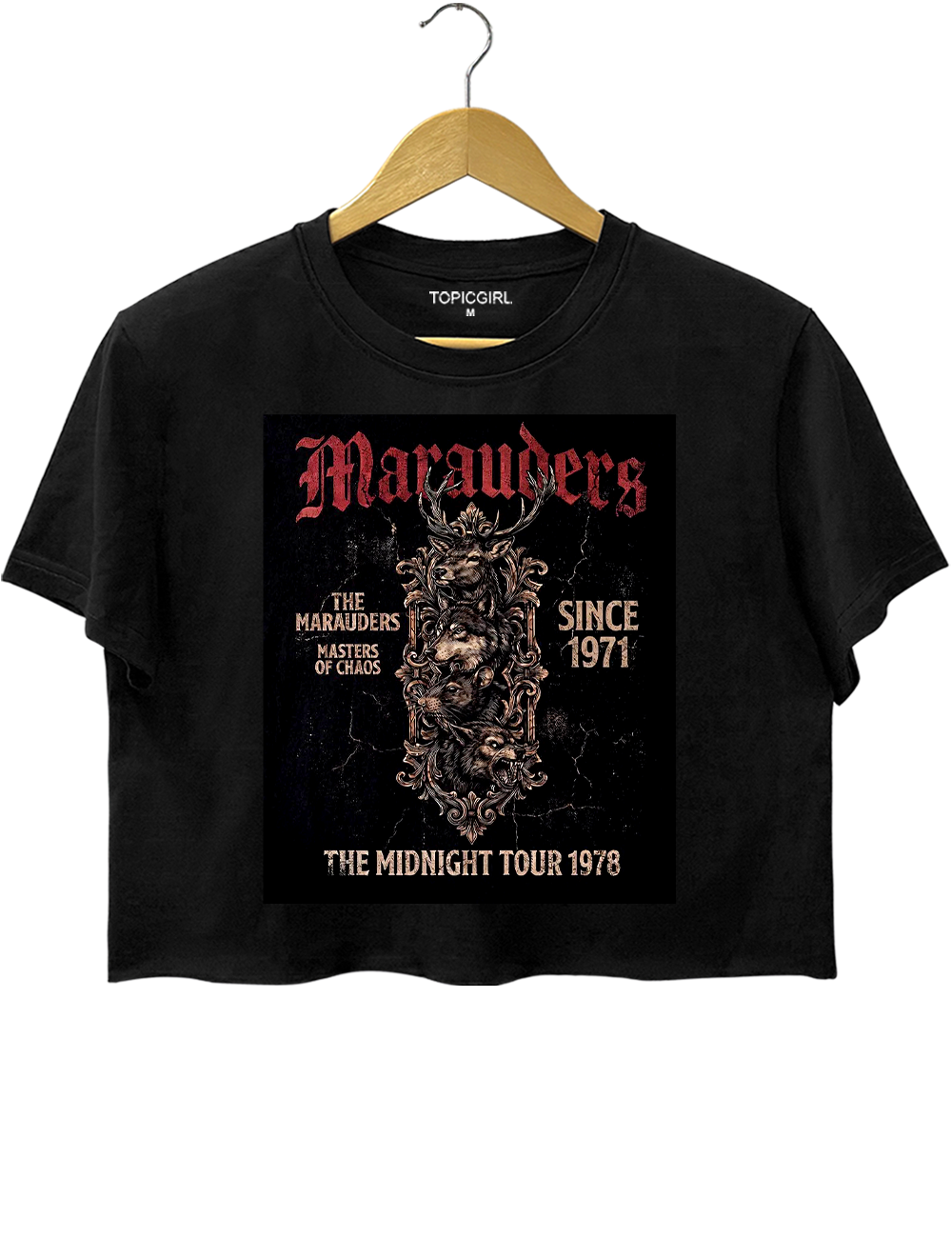 70s Wizards Marauders World Tour Crop Top