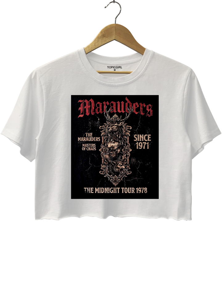 70s Wizards Marauders World Tour Crop Top
