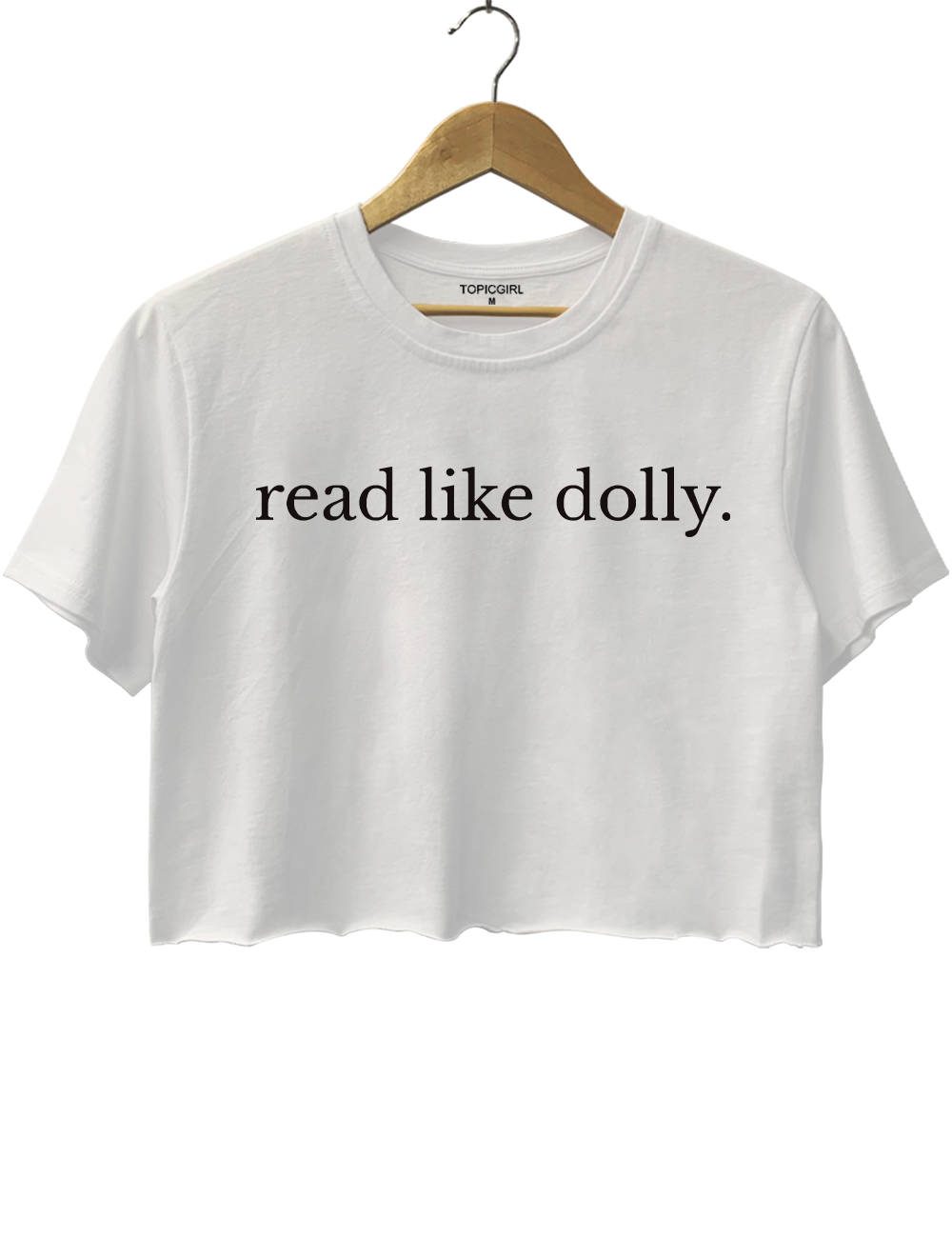 Read Like Dolly Crop Top