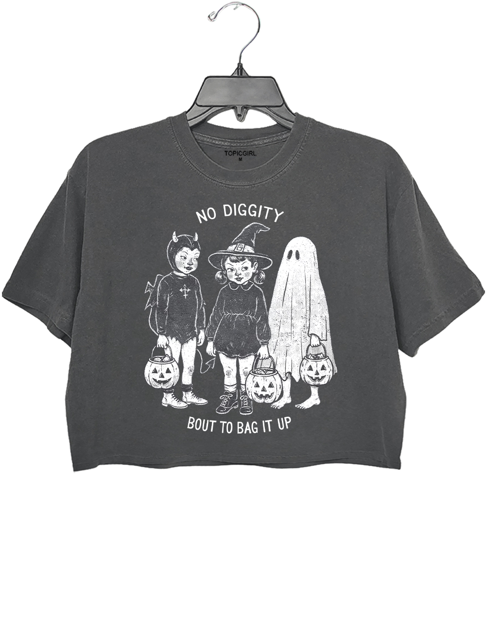 No Diggity Bout To Bag It Up Crop Top