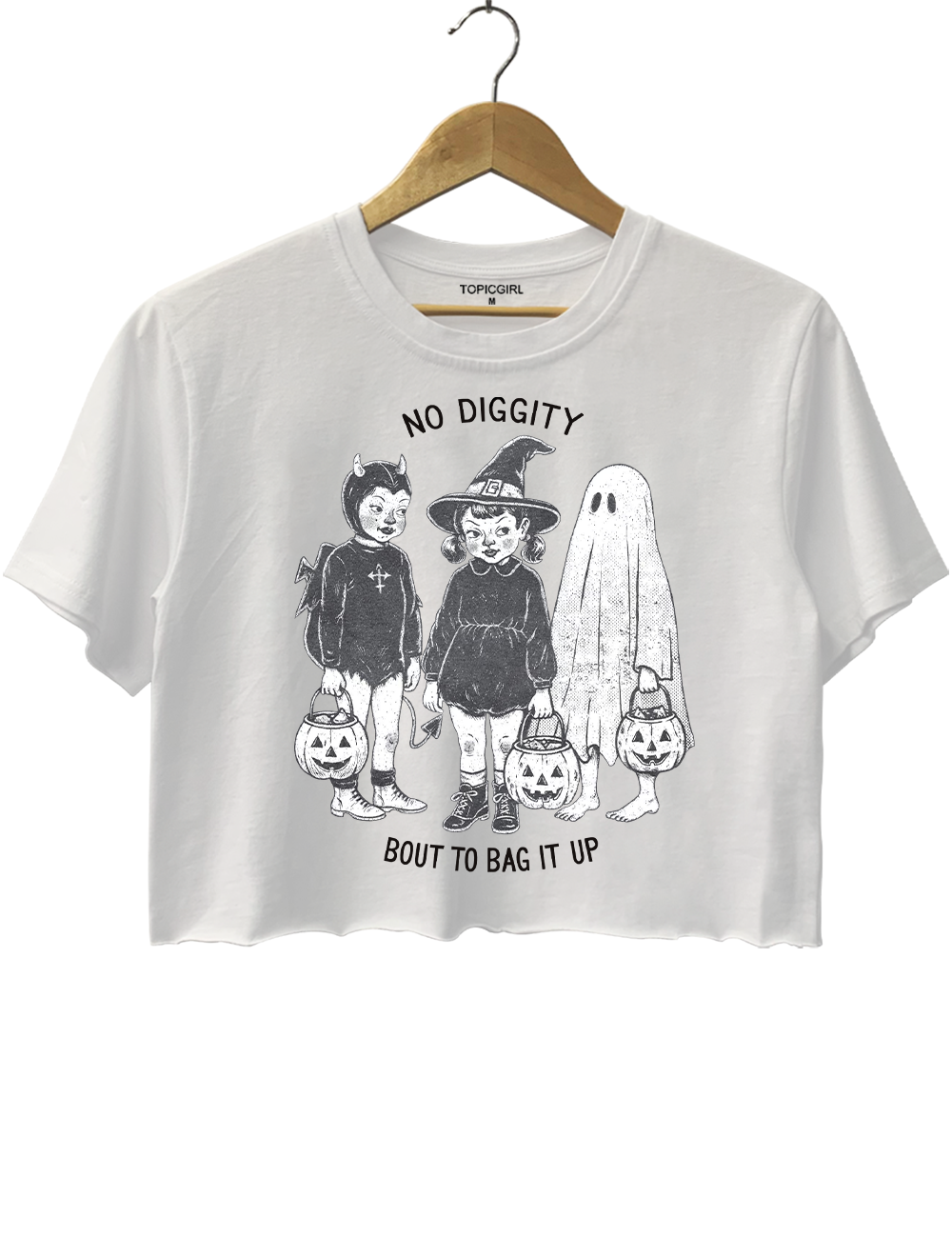 No Diggity Bout To Bag It Up Crop Top