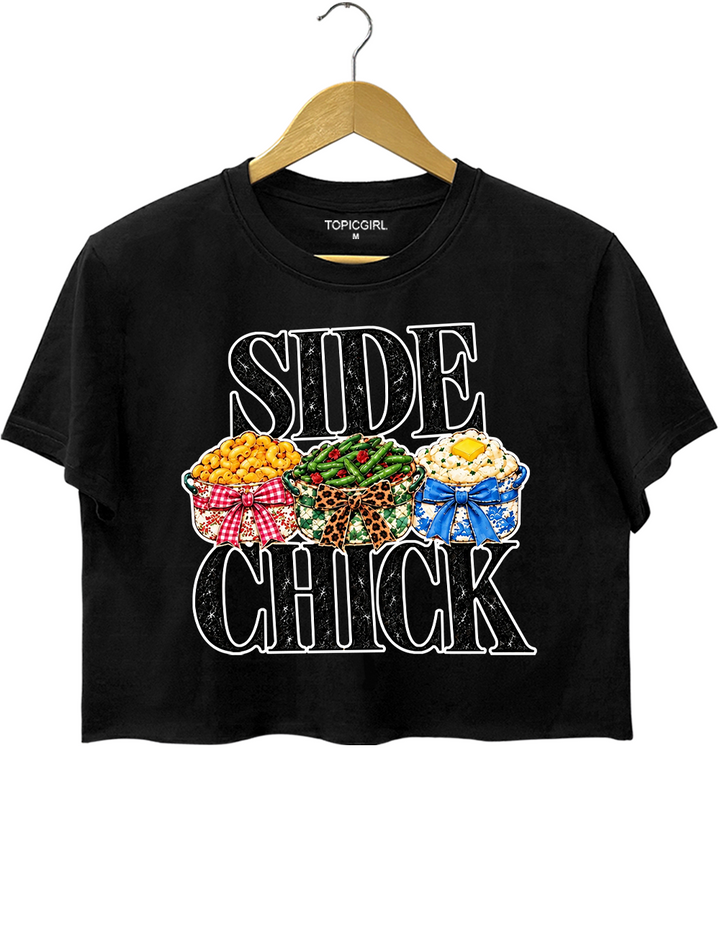 Side Chick Thanksgiving Crop Top