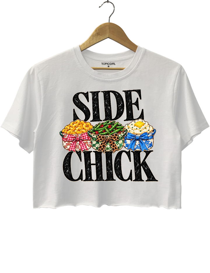 Side Chick Thanksgiving Crop Top