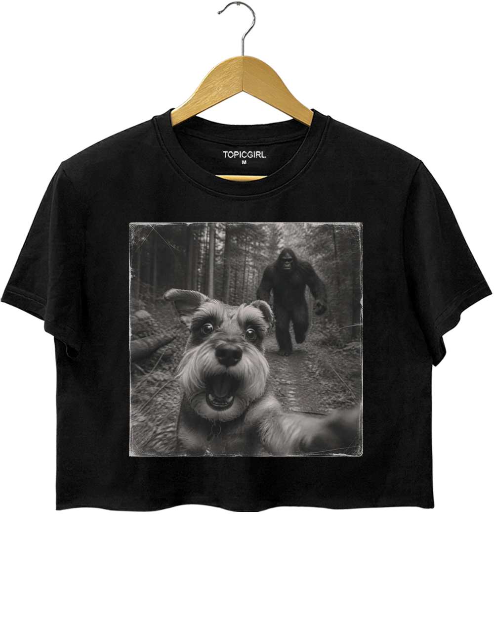 Bigfoot Schnauzer Crop Top