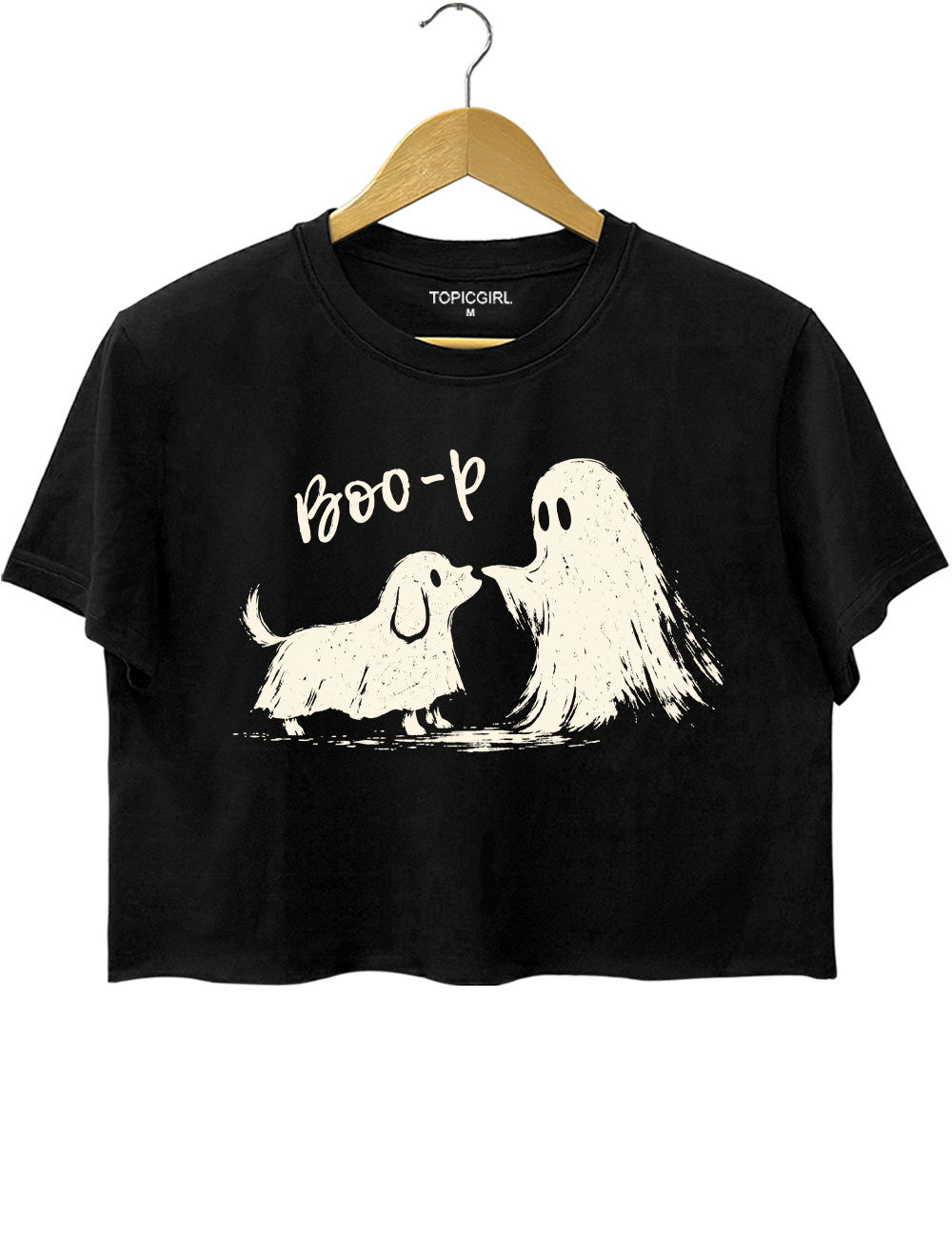 Boo-P Ghost Dog Crop Top