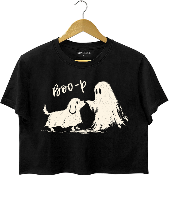 Boo-P Ghost Dog Crop Top