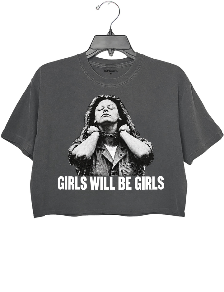 Aileen Wuornos Girls Will Be Girls Crop Top