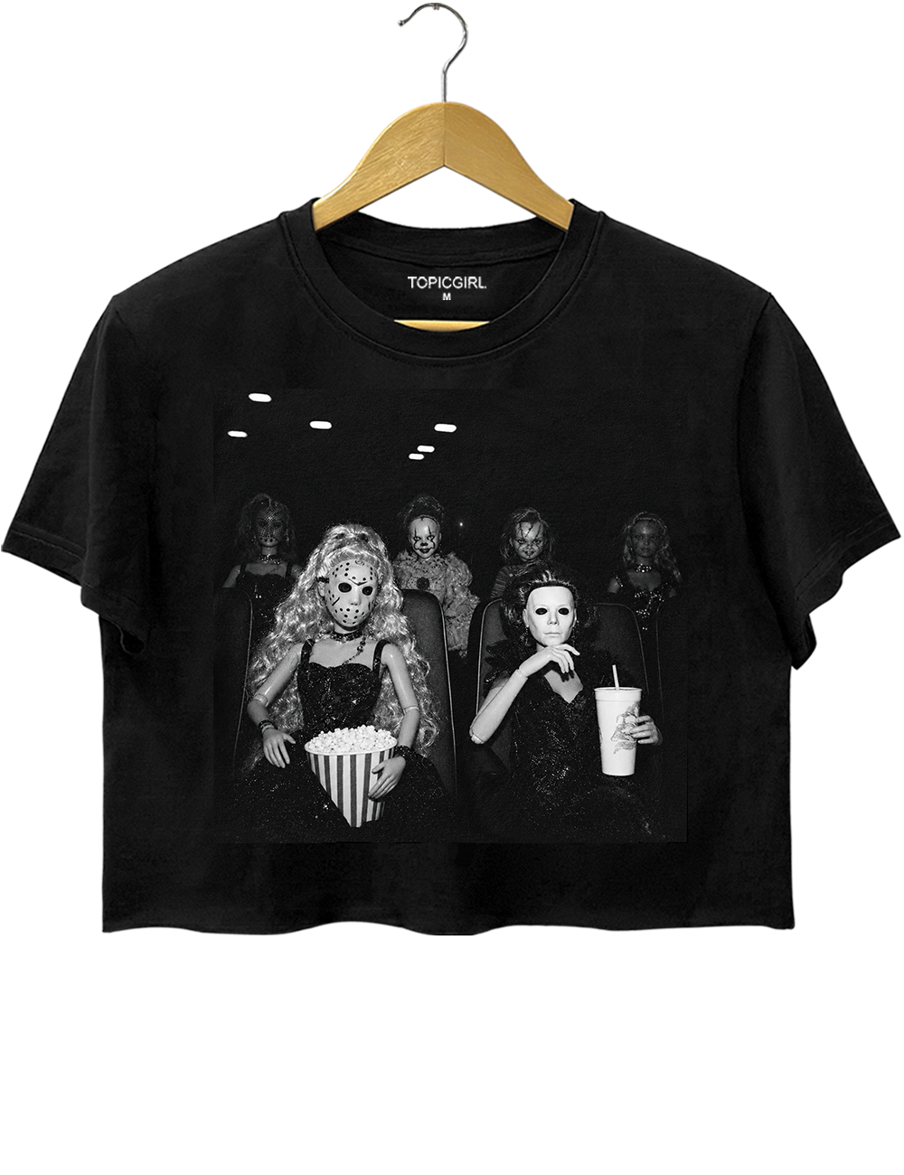 Horror Movie Dolls Crop Top