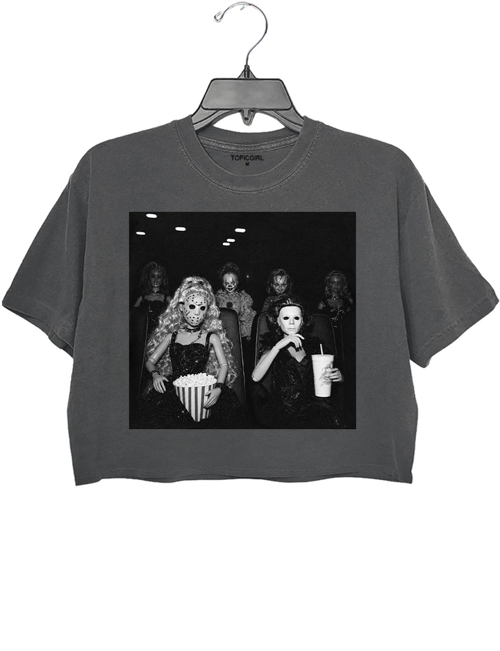Horror Movie Dolls Crop Top