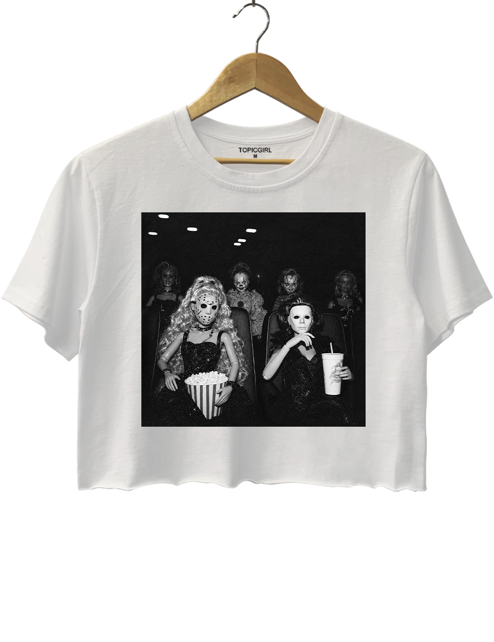 Horror Movie Dolls Crop Top