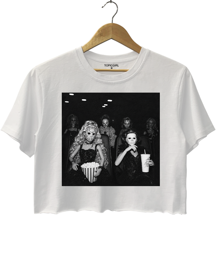 Horror Movie Dolls Crop Top