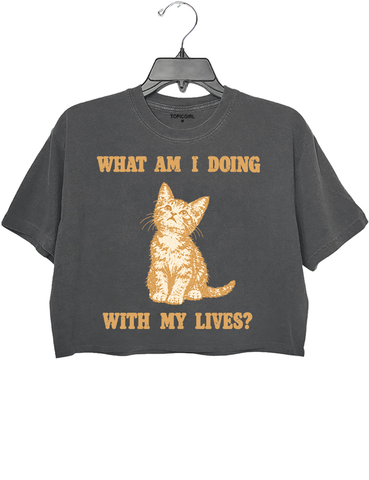 What Am I Doing With My Lives Bo Bragason Crop Top